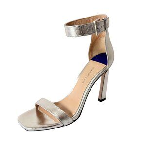 STUART WEITZMAN 100 SQUARE NUDIST SANDALS